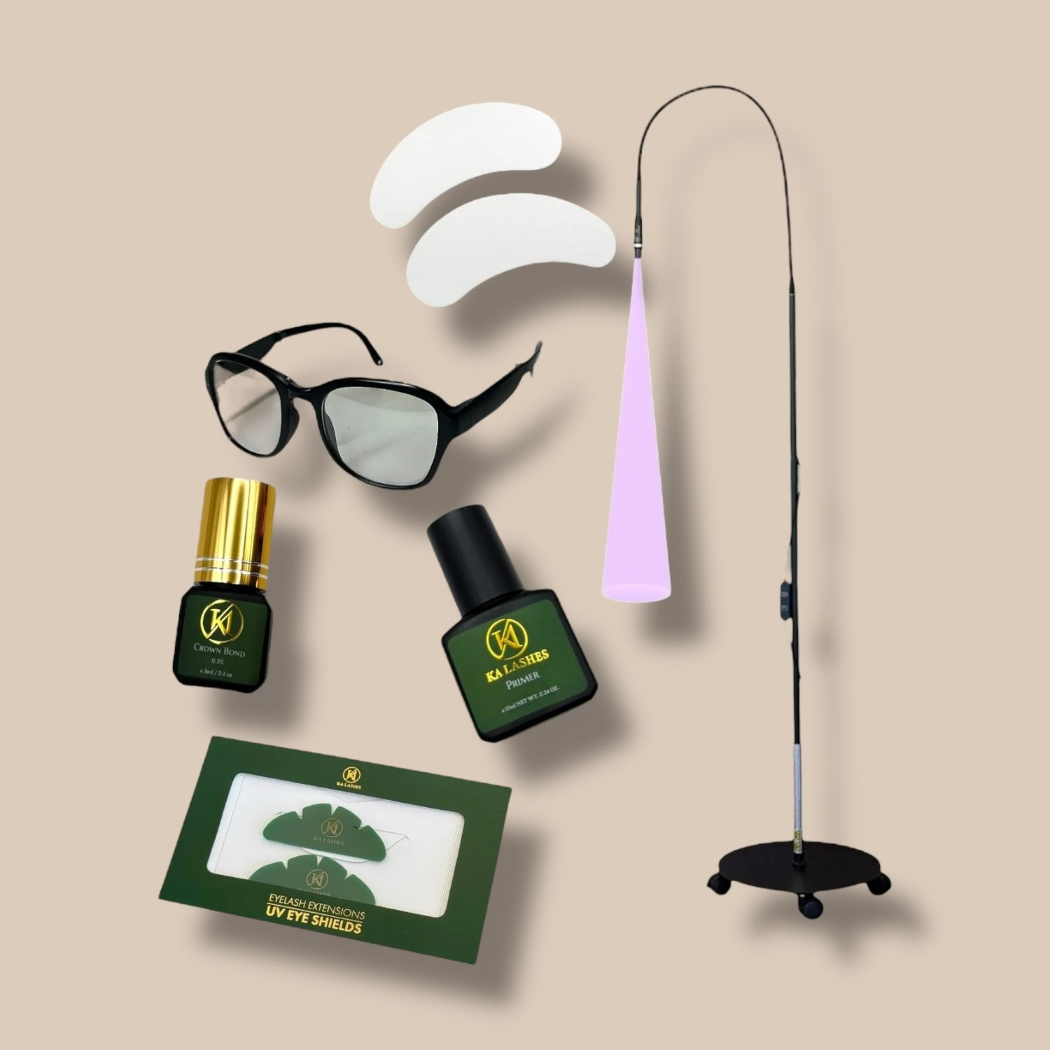 KOMPLET Startsæt KA Lashes™ UV LED Light System