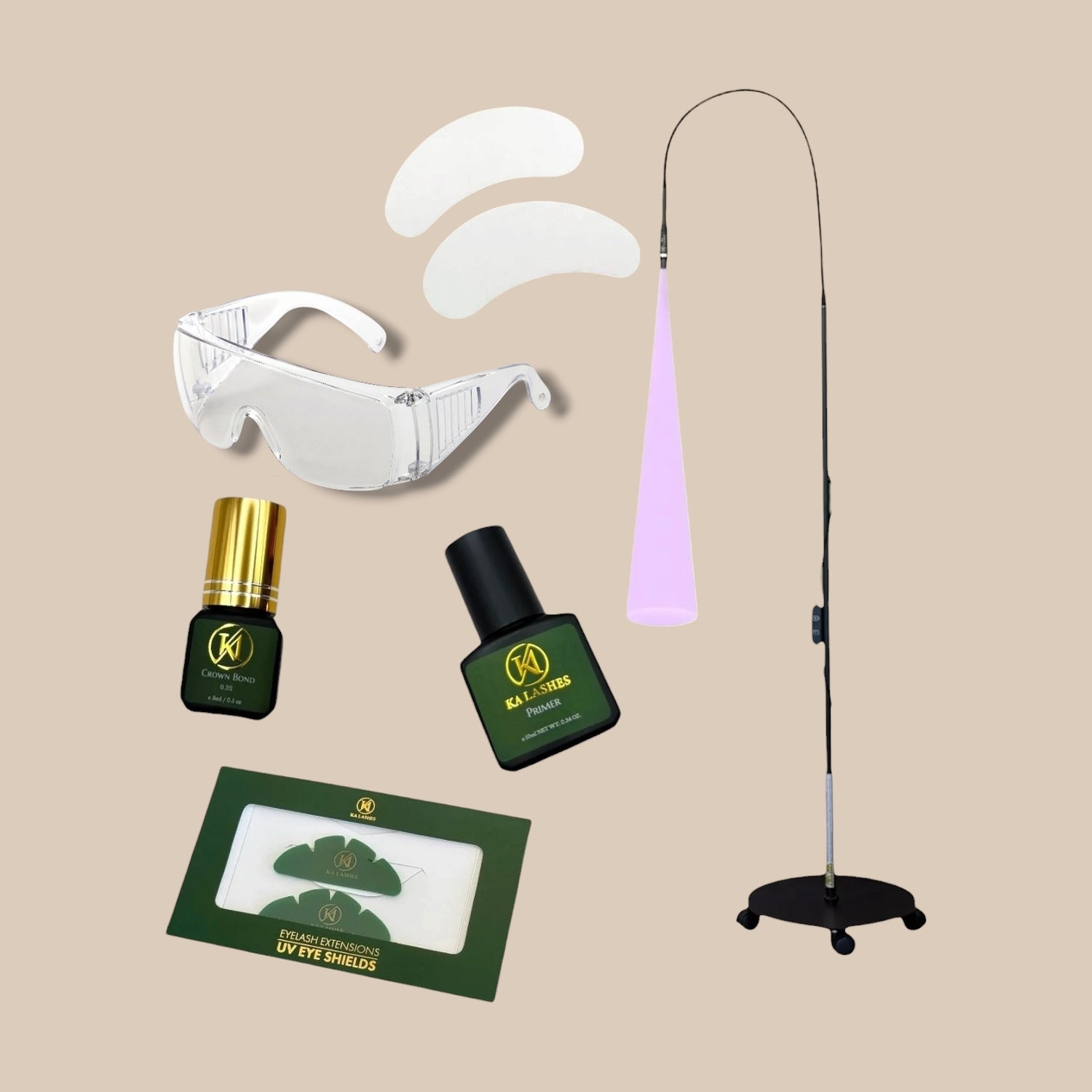KOMPLET Startsæt KA Lashes™ UV LED Light System